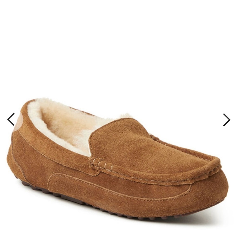 Dluxe By Dearfoams Men’s Shearling Loafers Shoes Sz 12